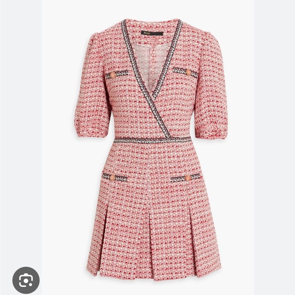 Maje Renetia Tweed Mini Dress - Picture 3 of 11